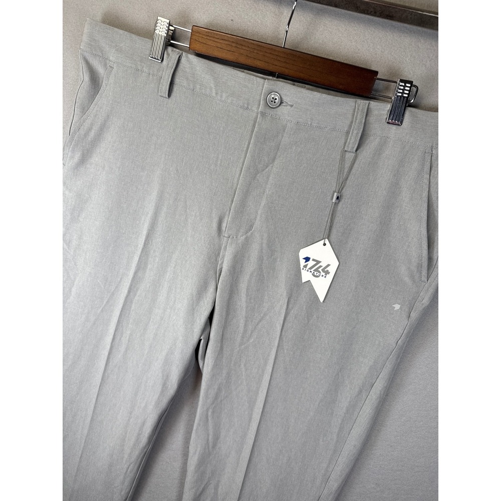NWT Wilkes 1774 Signature Men Slate Gray Golf Pants 38x32 SV 50224 Sailing Beach